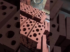 সহজ ইনস্টলেশন ফাঁপা কাদামাটি নির্মাণ ইট উচ্চ ফায়ারপ্রুফ extruded