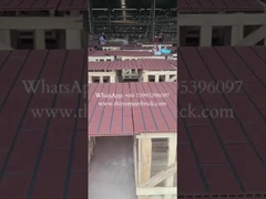 ফাটলযুক্ত টাইলস বাইরের পাতলা ইট লাল প্রভাব ক্ল্যাডিং সহজ নির্মাণ